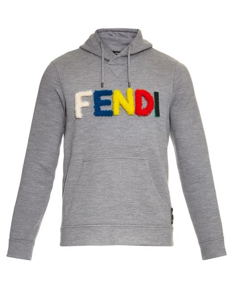 fendi denim jacket men|fendi men's gray pullover hoodie.